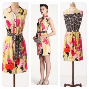 Tabitha for Anthropologie Silk dress